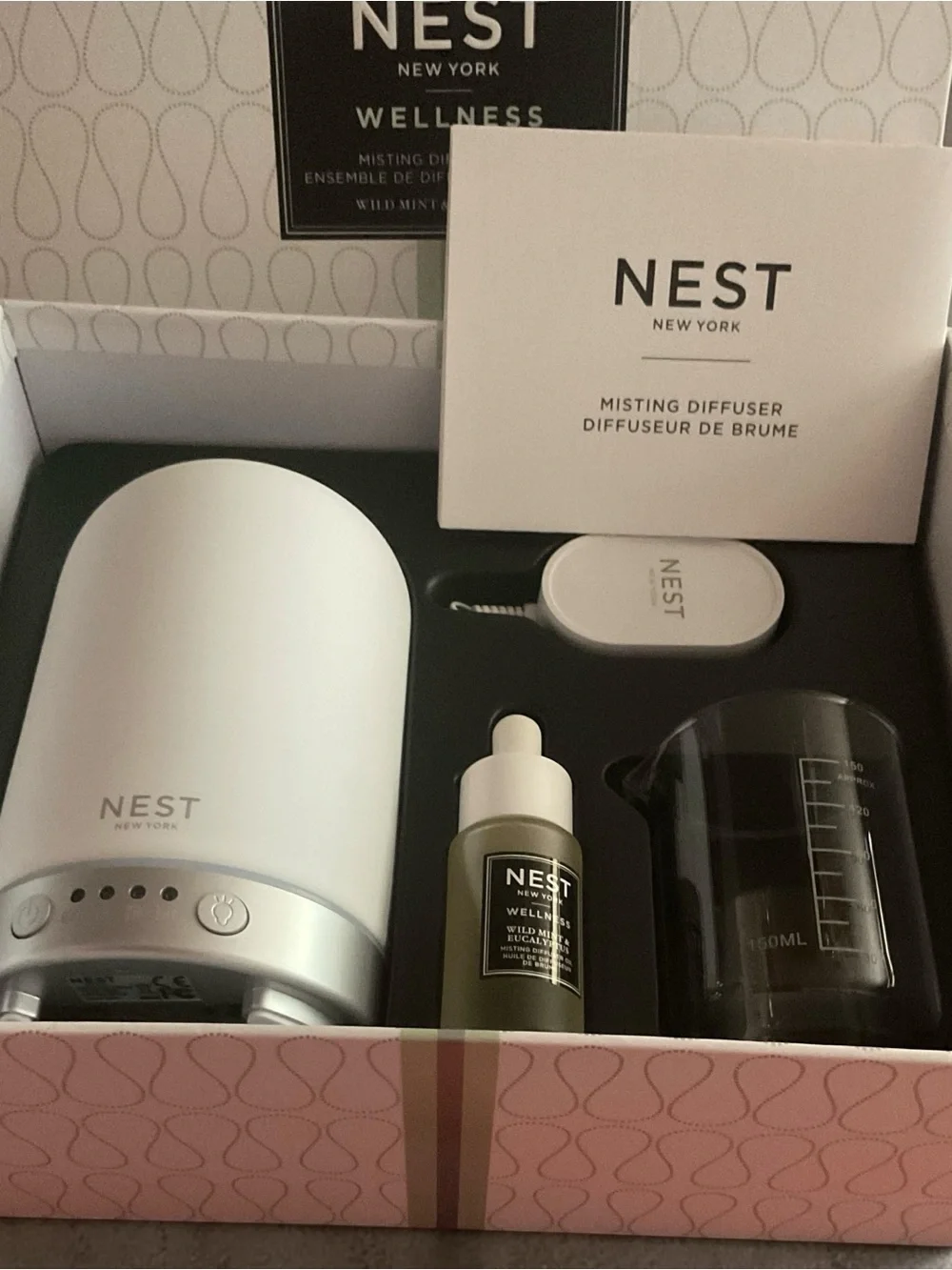NEST New York Wellness Misting Diffuser 🌱 Wild Mint & Eucalyptus